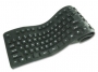 TECLADO DE BORRACHA PRETO USB/PS2
